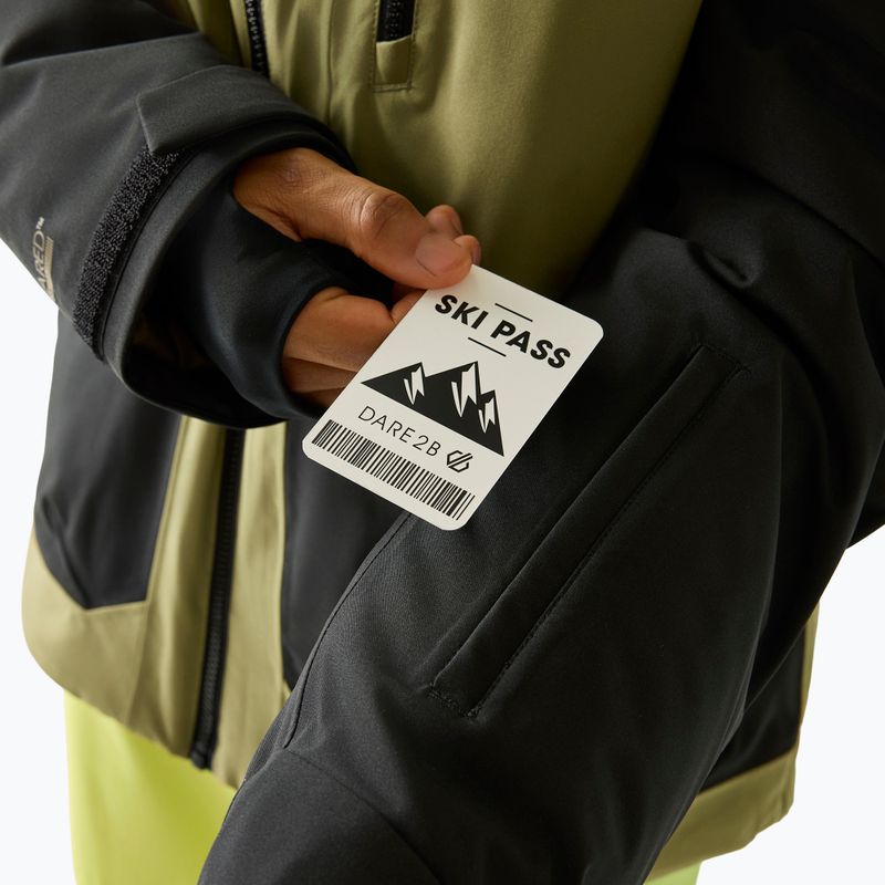 Giacca da sci da uomo Dare2B Baseplate IV Jacket black/martini olive 8