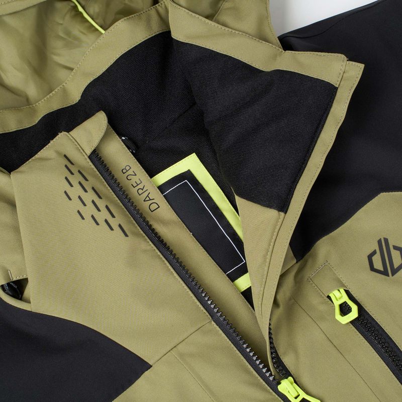 Giacca da sci da uomo Dare2B Baseplate IV Jacket black/martini olive 13