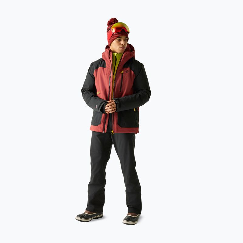 Giacca da sci da uomo Dare2B Baseplate IV Jacket black/rustic red 2