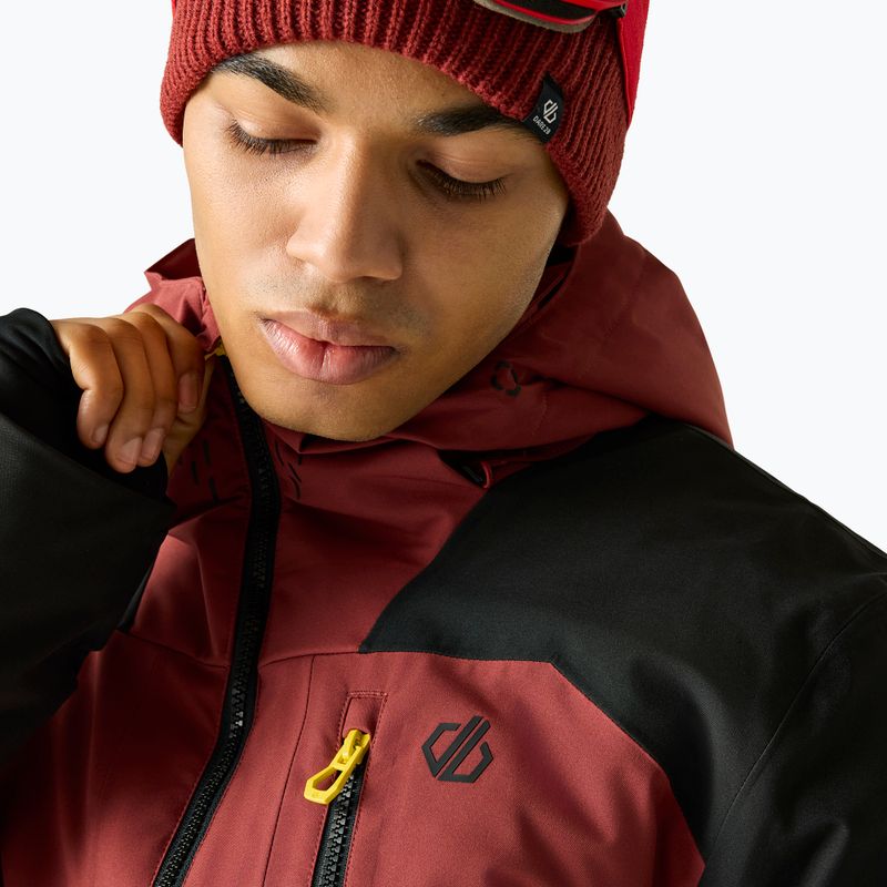 Giacca da sci da uomo Dare2B Baseplate IV Jacket black/rustic red 4