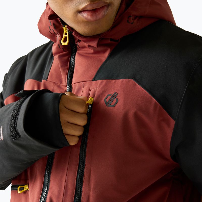 Giacca da sci da uomo Dare2B Baseplate IV Jacket black/rustic red 5