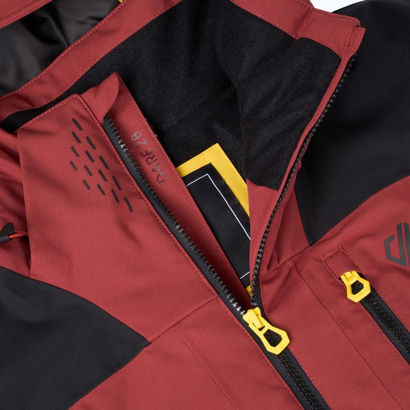 Giacca da sci da uomo Dare2B Baseplate IV Jacket black/rustic red 13