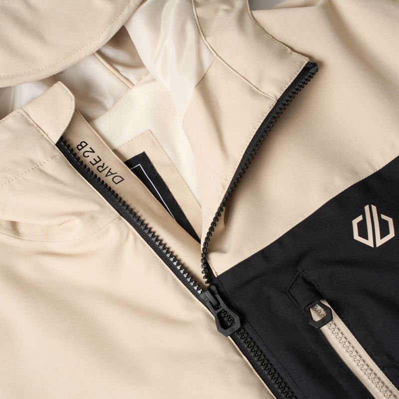 Giacca da sci da uomo Dare2B Halfpipe IV Jacket white pepper/black 13