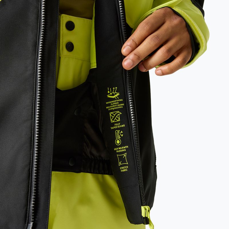 Giacca da sci da uomo Dare2B Halfpipe IV Jacket mango mint/black 7