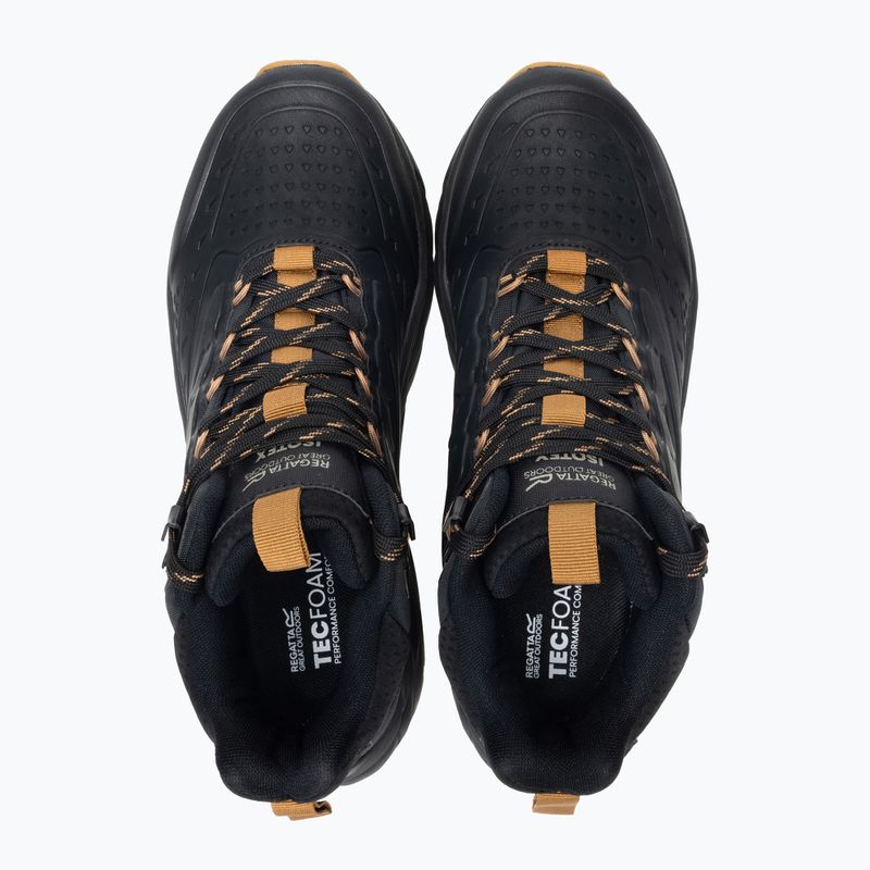Scarpe da trekking uomo REGATTA Derino Mid Black/Rubber 3