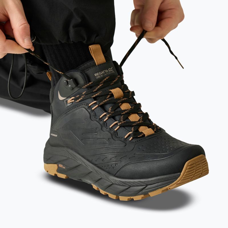 Scarpe da trekking uomo REGATTA Derino Mid Black/Rubber 5