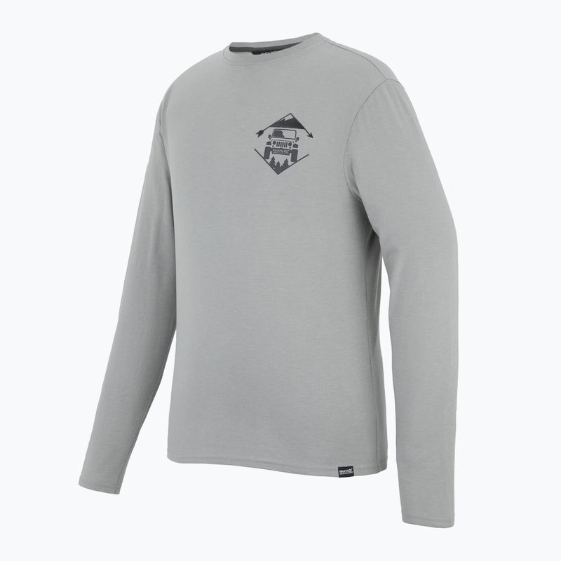 Longsleeve da uomo REGATTA Maylow misty grey mountain road 3