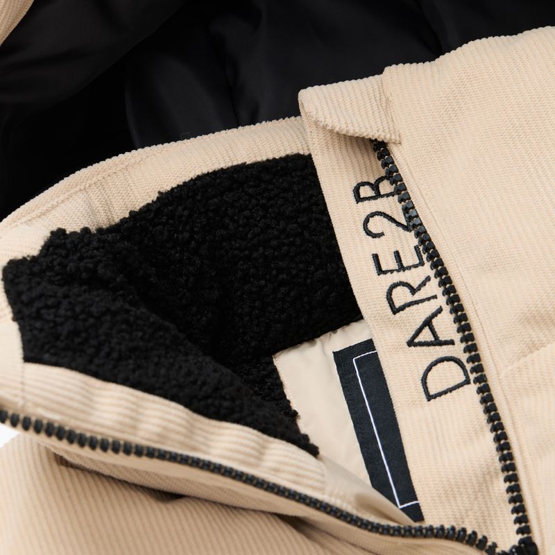 Giacca da sci da donna Dare2B Glitz II Jacket white pepper cord 14