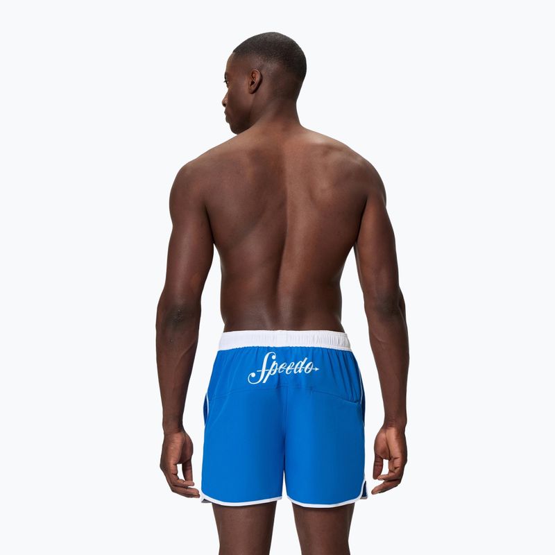 Pantaloncini da bagno uomo Speedo Jetstream Retro Logo Volley 16" 8-005082002 Turkish Sea 2