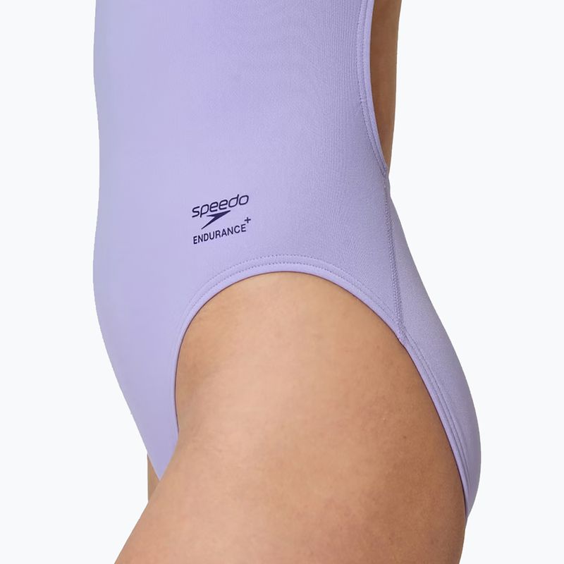 Costume intero donna Speedo Solid Turnback bright lavender 5