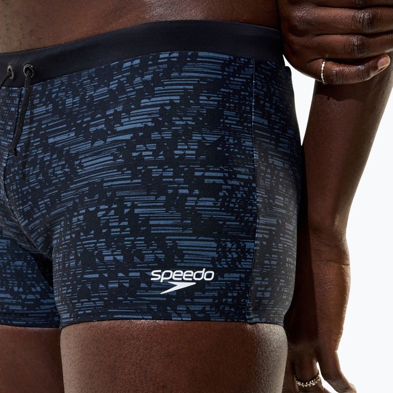 Boxer da nuoto uomo Speedo Valmilton Aquashort anthracite 6