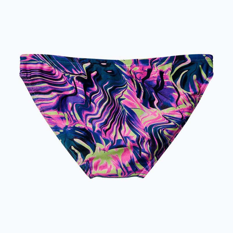 Slip da nuoto uomo Speedo Printed Brief techno jungle/orchid shine 2