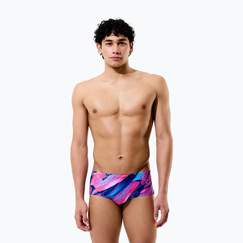 Boxer da nuoto uomo Speedo Printed 13.5 cm Brief brushy glitch/hope 3