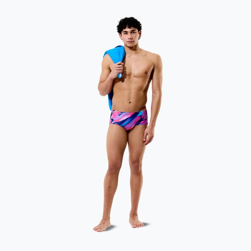 Boxer da nuoto uomo Speedo Printed 13.5 cm Brief brushy glitch/hope 4