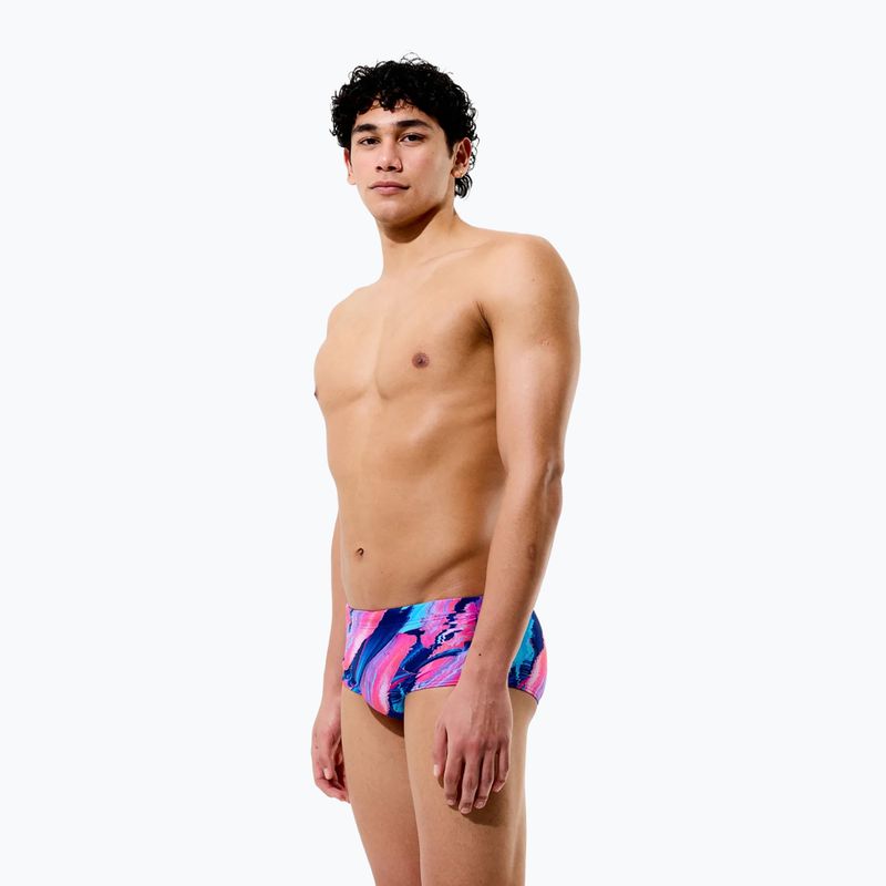 Boxer da nuoto uomo Speedo Printed 13.5 cm Brief brushy glitch/hope 6