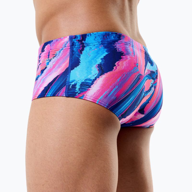 Boxer da nuoto uomo Speedo Printed 13.5 cm Brief brushy glitch/hope 8