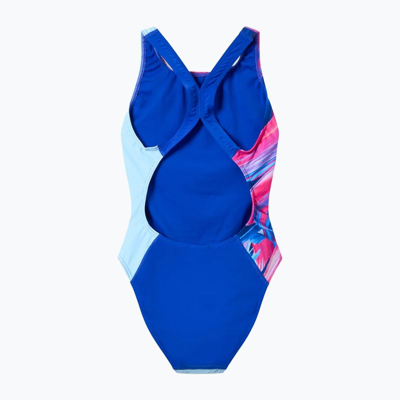 Costume da bagno intero donna Speedo FL Placement Printed Powerback brushy shadows/cruise 8