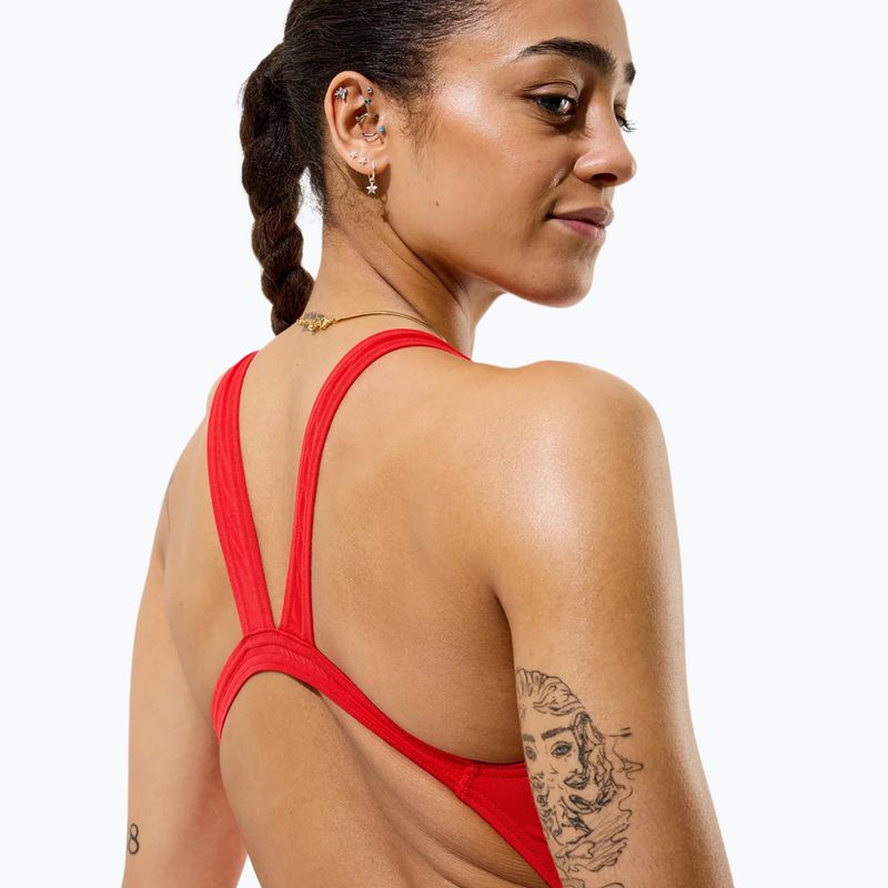 Costume da bagno intero donna Speedo Solid Endurancex Leaderback team red 6