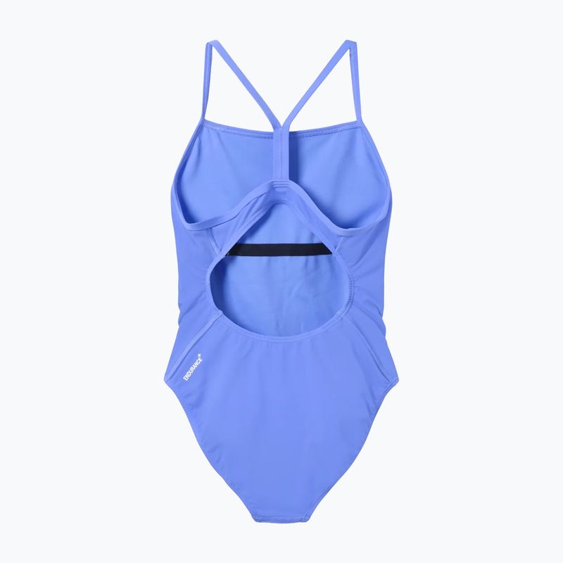 Costume da bagno intero da donna Speedo Endurance+ Logo Thin Strap moonlight lavender 2