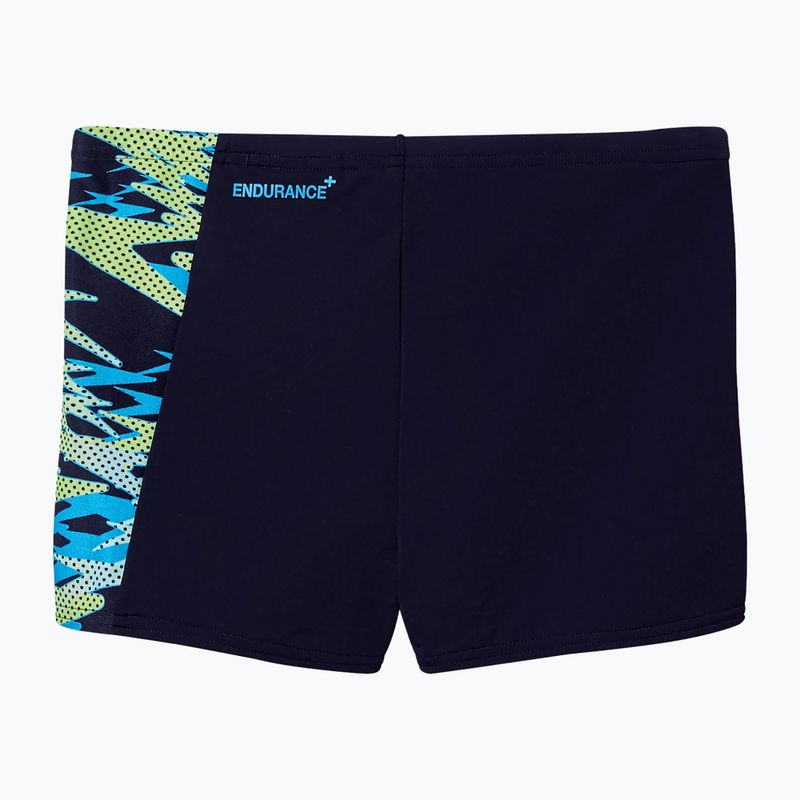Costume da bagno boxer da bambino Speedo Hyperboom Splice Aquashort anthracite/hyper teal 2