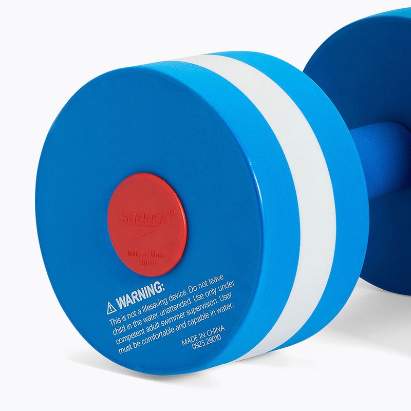Manubri per acquagym Speedo Aquatic Fitness Dumbbell 2 pack Speedo Blue/White 2