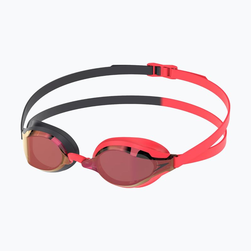 Occhialini da nuoto Speedo Fastskin Speedsocket 2 Mirror black/smoke/crimson mirror