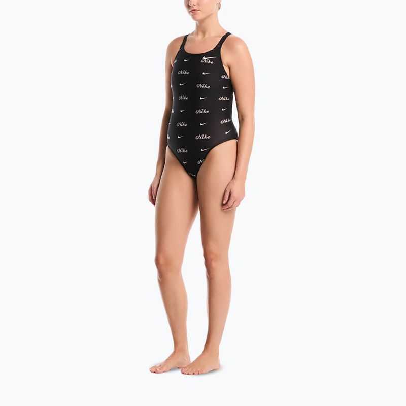 Costume da bagno intero donna Nike Hydrastrong Multi Pr jet black 2