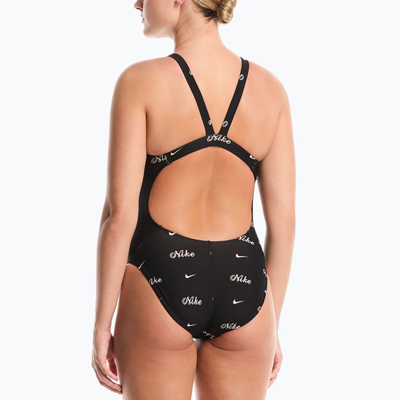 Costume da bagno intero donna Nike Hydrastrong Multi Pr jet black 3