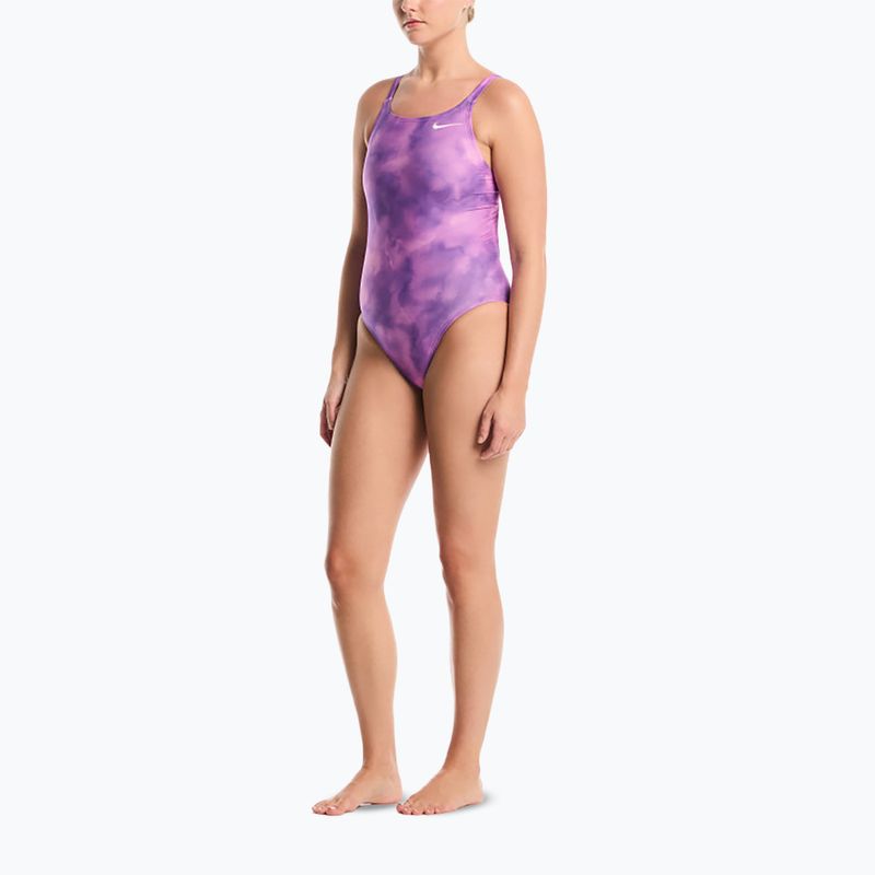 Costume da bagno intero donna Nike Hydrastrong Multi Pr light magenta 2