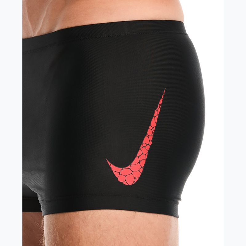 Costume da bagno da nuoto Nike Logo Graphic Square Leg University Red 4