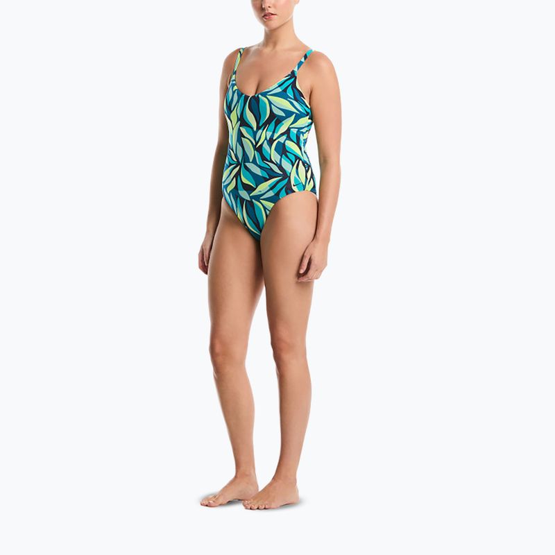 Costume da bagno intero donna Nike V-Neck midnight navy 2