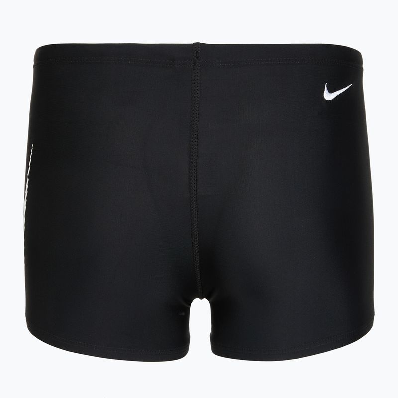 Costume da bagno boxer da bambino Nike Logo Graphic Square Leg black 2