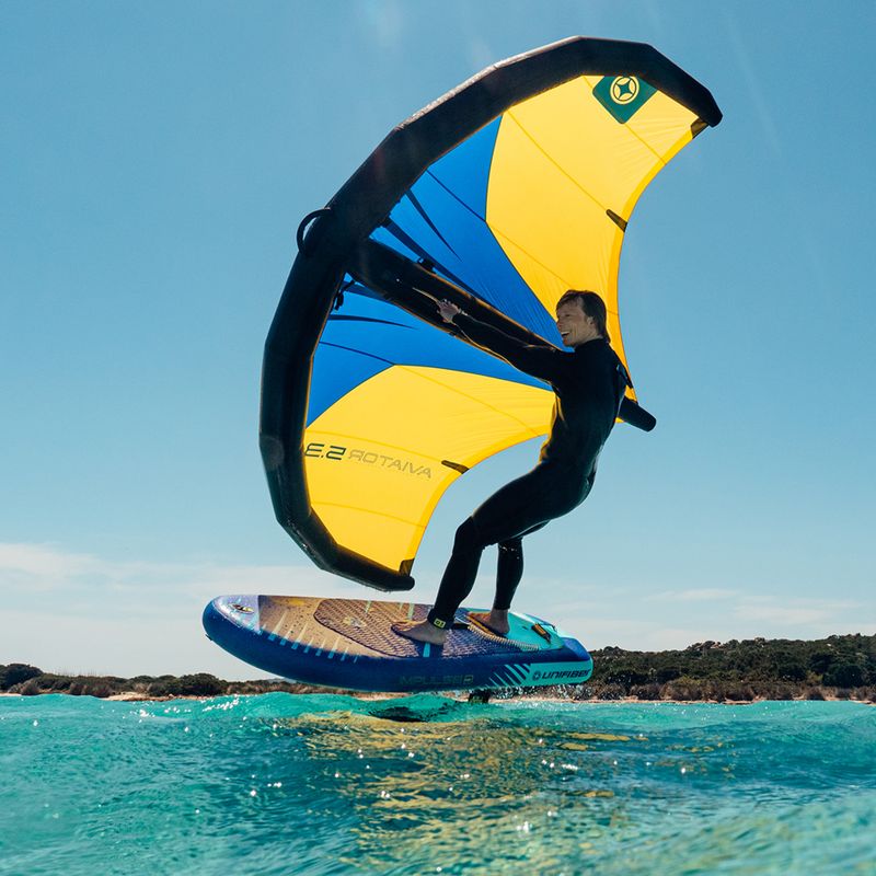 Tavola Wingfoil + aliscafo Unifiber Impulse 5'4 e 4.6 Wing, 2000 Front Wing Foil e Leash 19