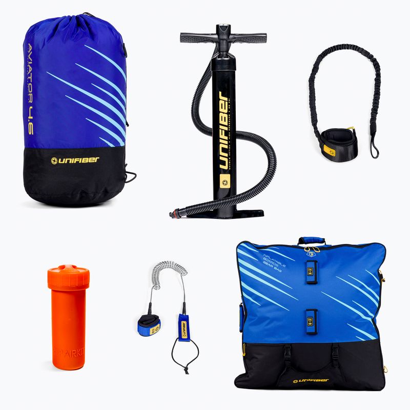 Tavola Wingfoil + hydrofoil Unifiber Impulse 6'0 e 4.6 Wing, 2400 Front Wing Foil e Leash 14