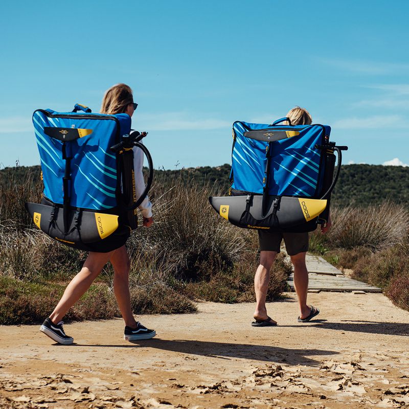 Tavola Wingfoil + hydrofoil Unifiber Impulse 6'0 e 4.6 Wing, 2400 Front Wing Foil e Leash 23