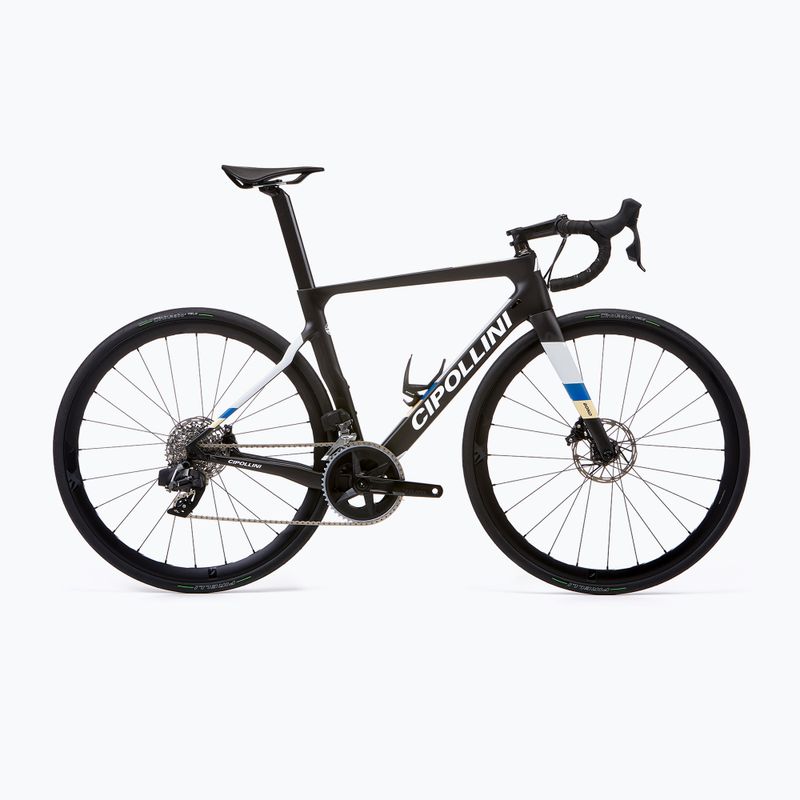 Bici da corsa Cipollini BOND2 DB 22-RIVAL ASSE-RACING 400DB-ZERO2 carbonio bianco/blu beige opaco
