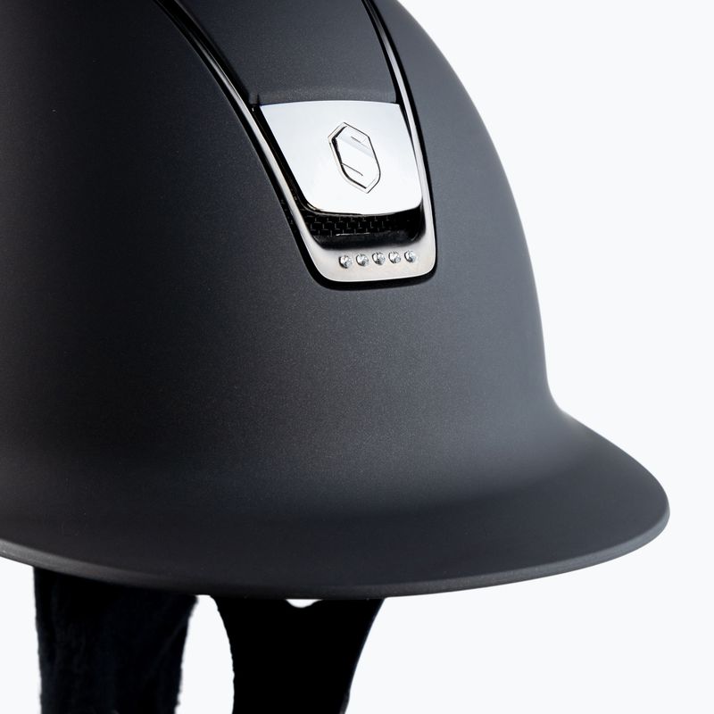 Casco da equitazione Samshield Shadowmatt 5 Swarovski marrone 6