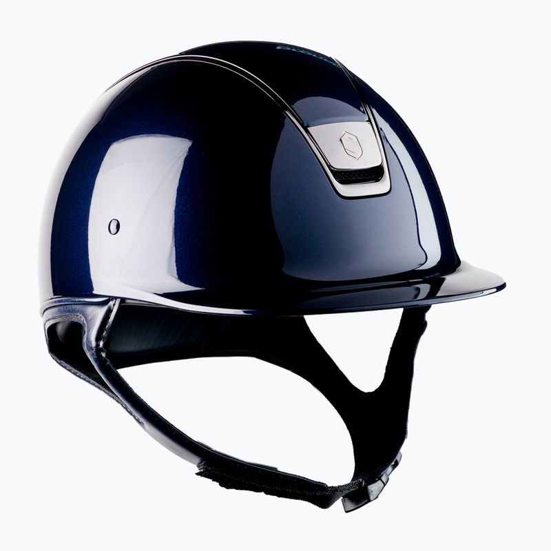 Casco da equitazione Samshield Shadow Glossy blu navy