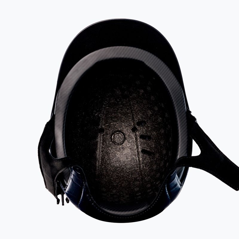 Casco da equitazione Samshield Shadow Glossy blu navy 5