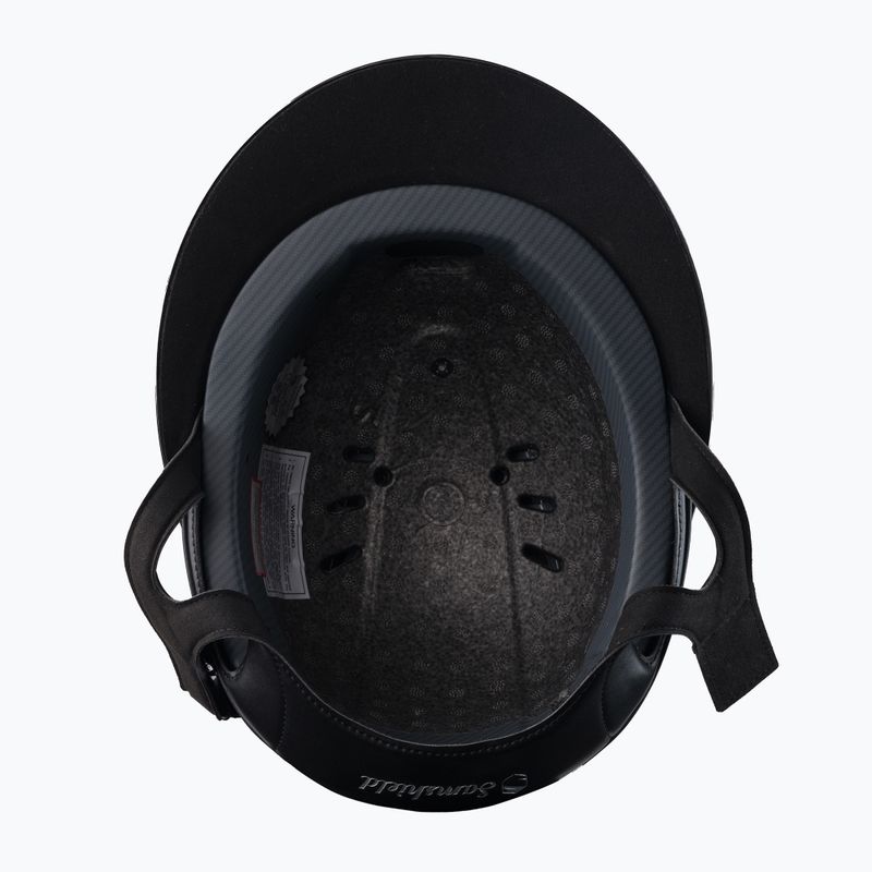 Casco da equitazione Samshield Miss Shield Shadow nero lucido 5