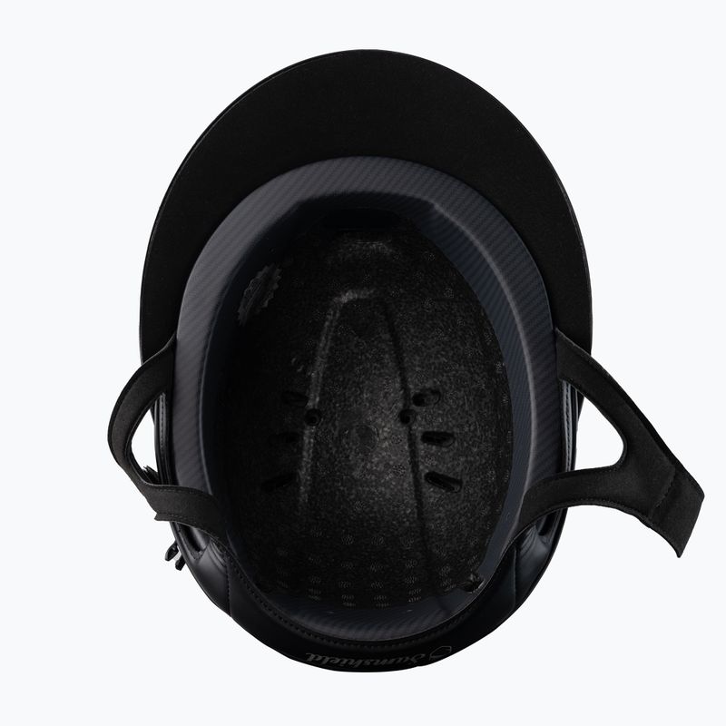 Casco da equitazione Samshield Miss Shield Shadowmatt Rose Gold Chrome nero 5