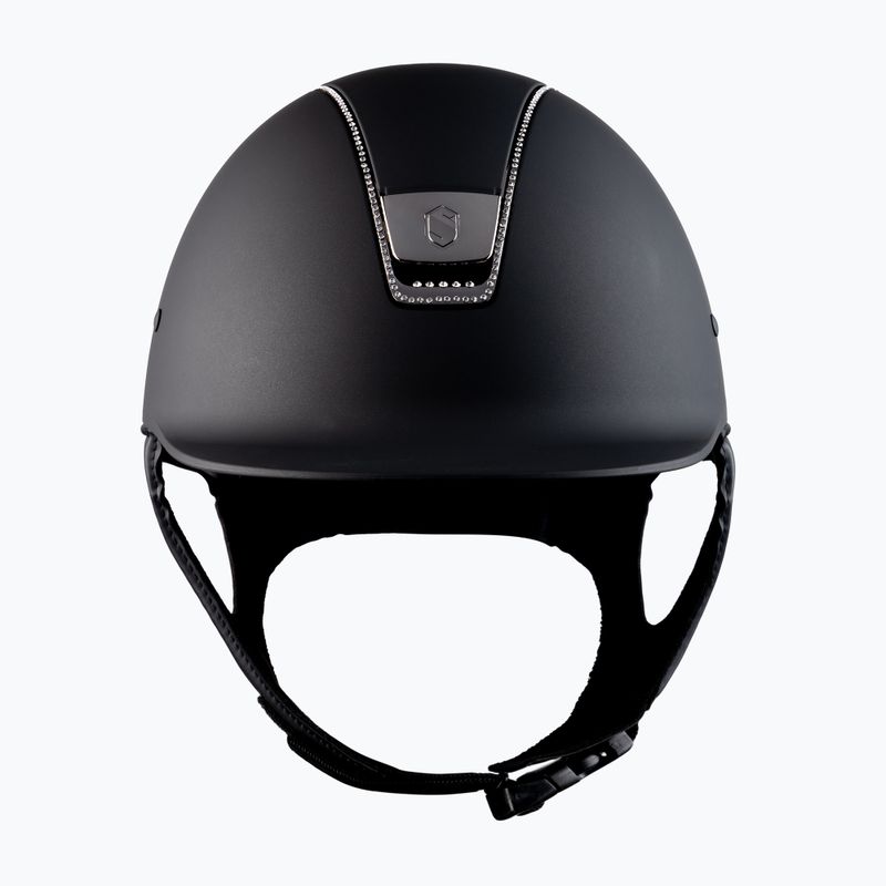 Samshield Shadowmatt 255 Swarovski casco da equitazione nero 2