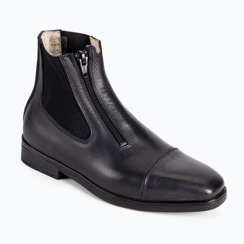 Parlanti Caviglia Z1/L Stivali da equitazione in pelle di vitello nero