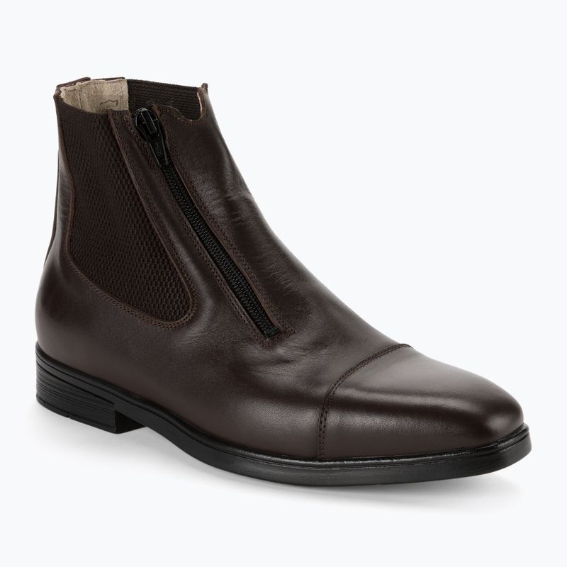 Parlanti Ankle Boots Z1/L Stivali da equitazione in pelle di vitello marrone
