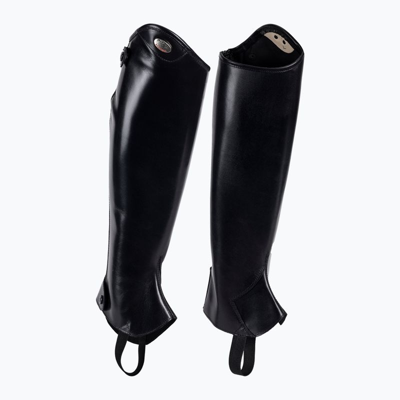 Parlanti Mini Chaps Chaps in pelle di vitello nero 9
