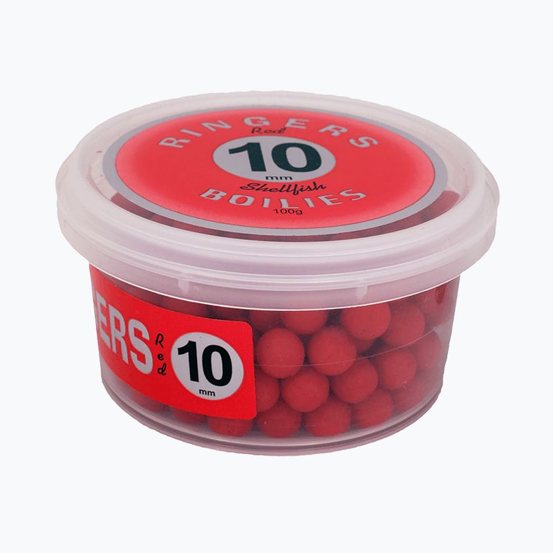 Ringers Red Shellfish Boilies 100 g esche per ami