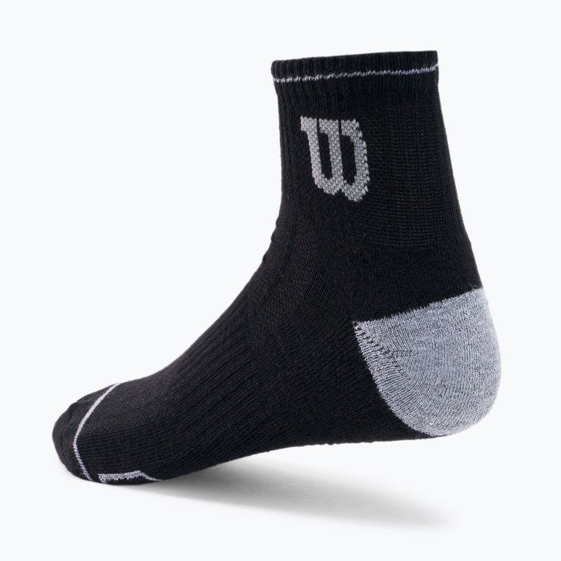 Calze da tennis Wilson Quarter L&R da uomo 3 paia W157B-3010 2