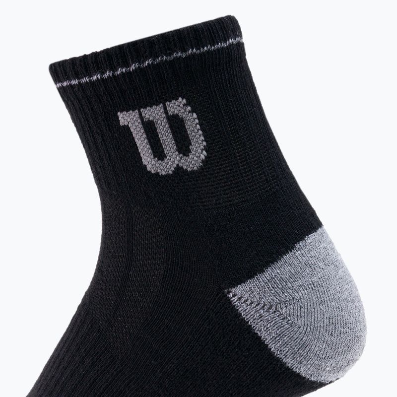Calze da tennis Wilson Quarter L&R da uomo 3 paia W157B-3010 3