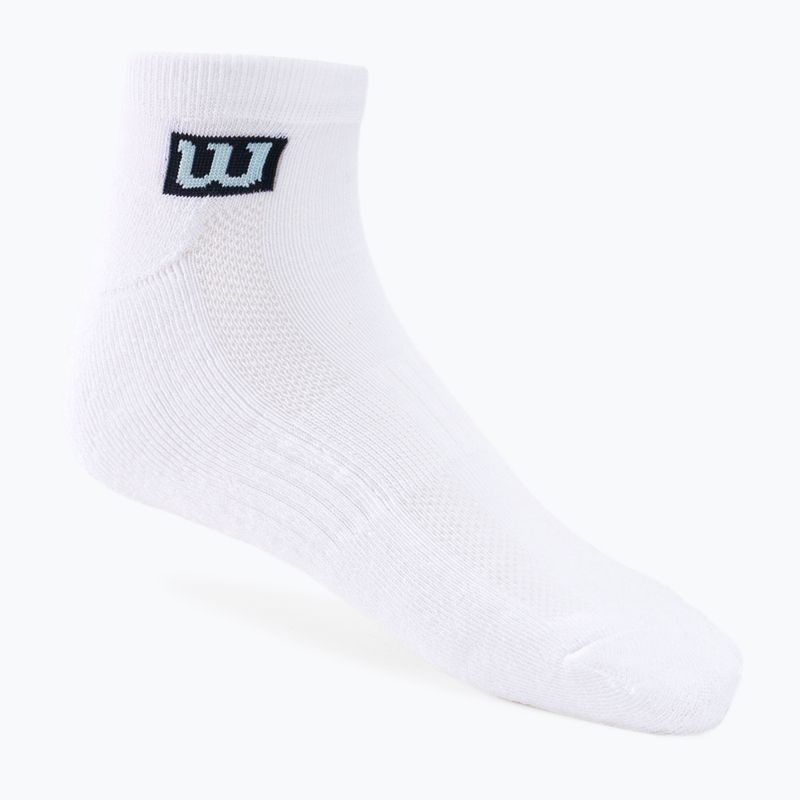 Calzini da allenamento Wilson da uomo 3PP Premium Low Cut 3 confezioni bianco W8F1W-3730