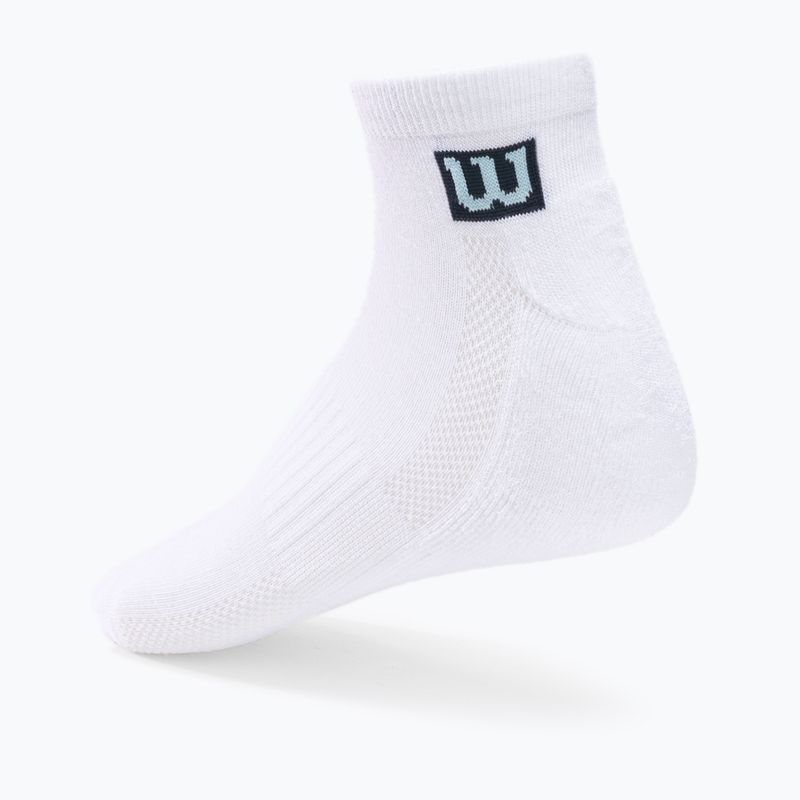 Calzini da allenamento Wilson da uomo 3PP Premium Low Cut 3 confezioni bianco W8F1W-3730 2
